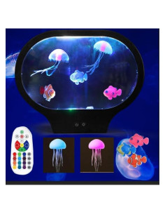 Lámpara de Medusa LED FineLiMoLa SMD-01, 17 Colores, USB