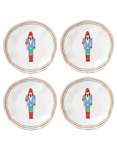 Set de 4 Platos de Acento Lenox Cascanueces Cerámica 20.96 cm