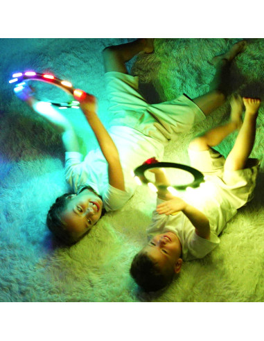 Anillo Volador TOSY - 12 LEDs RGB, Impermeable y Ligero