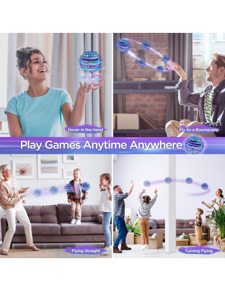 Dron Volador EP-FOBT TSM006-B Azul 9cm para Niños 6+