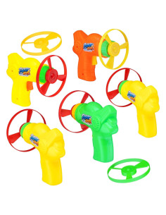 Paquete de 12 Lanzadores de Disco Volador Srenta para Niños y Gatos