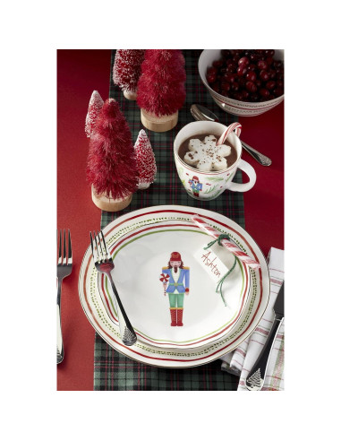 Set de 4 Platos de Acento Lenox Cascanueces Cerámica 20.96 cm