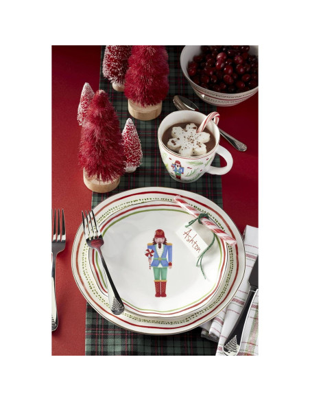 Set de 4 Platos de Acento Lenox Cascanueces Cerámica 20.96 cm