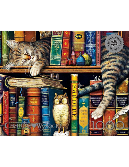 Rompecabezas 1000 Piezas Buffalo Games Frederick El Literato Rompecabezas 1000 Piezas Buffalo Games Frederick El Literato