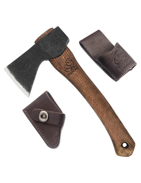 Hacha de Tallado BeaverCraft AX1 - Acero Forjado, Mango de Fresno