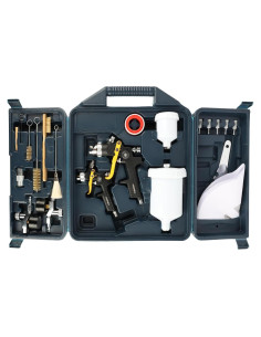 Pistola de Pintura HVLP Fornax ZAK3401 600ml 2 Boquillas