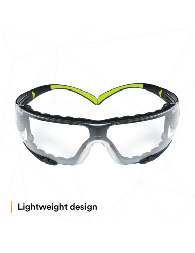 Gafas de seguridad 3M SecureFit 400, lente clara, anti-vaho