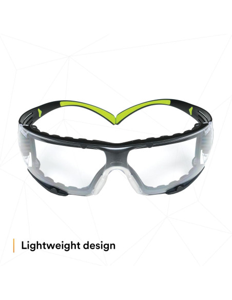 Gafas de seguridad 3M SecureFit 400, lente clara, anti-vaho
