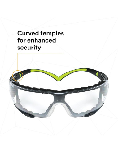Gafas de seguridad 3M SecureFit 400, lente clara, anti-vaho