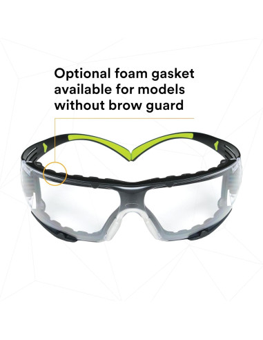 Gafas de seguridad 3M SecureFit 400, lente clara, anti-vaho
