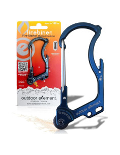 Firebiner 6-en-1 Elemento Al Aire Libre Mosquetón EDC