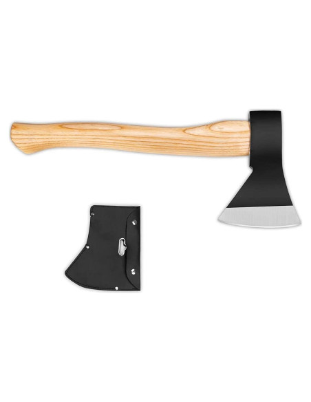 Hacha de Camping Gbivbe 38cm con Funda para Madera