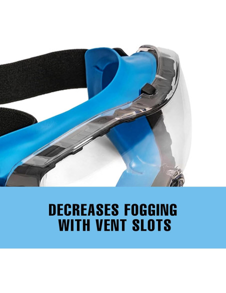 Gafas de Seguridad SolidWork Anti-Niebla Lente Transparente