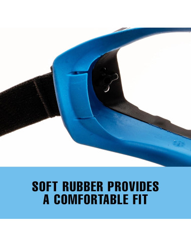 Gafas de Seguridad SolidWork Anti-Niebla Lente Transparente