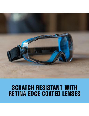 Gafas de Seguridad SolidWork Anti-Niebla Lente Transparente