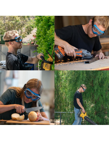 Gafas de Seguridad SolidWork Anti-Niebla Lente Transparente