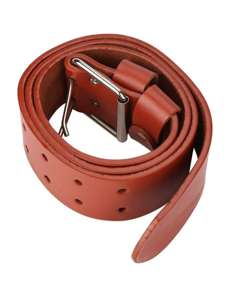 Cinturón de herramientas de cuero Yuecoom 5 en 1 rojo oscuro