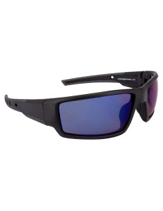 Gafas de Seguridad Crossfire Cumulus Negro Mate Espejo Azul