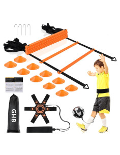 Conjunto de Entrenamiento de Agilidad GHB 6m 12 Peldaños