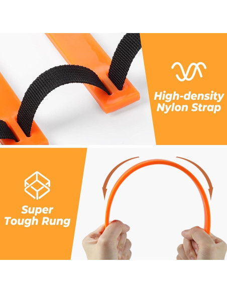 Conjunto de Entrenamiento de Agilidad GHB 6m 12 Peldaños