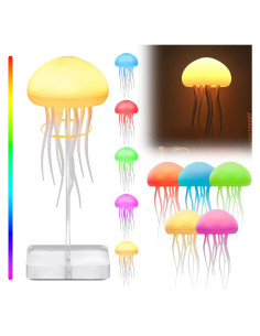 Lámpara de Medusa LED RGB Genérica con Sensor Táctil 166mm