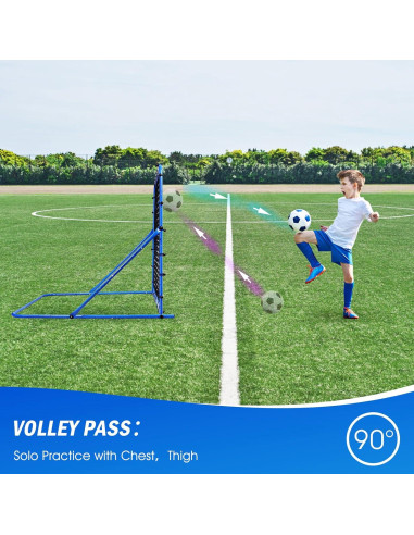 Red de Rebounder de Fútbol Winthai 1.46x1.13m Ajustable