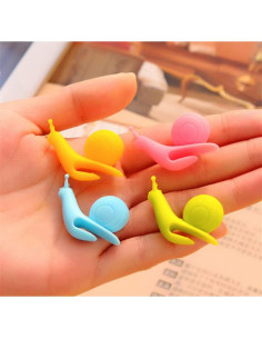 Marcadores de Té en Silicona AKOAK 10 Piezas Caracol Multicolor 2