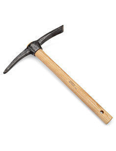 Mini Pica Kings County | Mango de Fresno 40,64 cm | Acero 29,21 cm