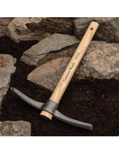 Mini Pica Kings County | Mango de Fresno 40,64 cm | Acero 29,21 cm 2