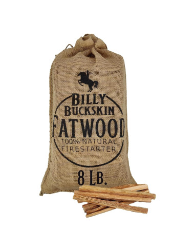 Bolsa de Yute con Fatwood 3,63 kg - Billy Buckskin Co.