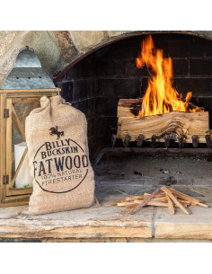 Bolsa de Yute con Fatwood 3,63 kg - Billy Buckskin Co. 2