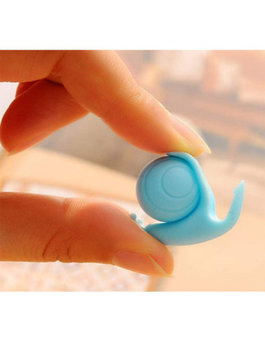 Marcadores de Té en Silicona AKOAK 10 Piezas Caracol Multicolor