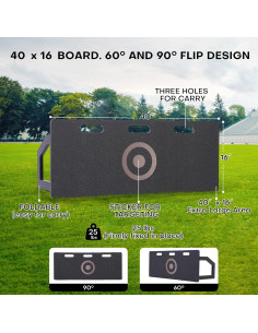 Tablero de Rebote de Fútbol ITEFDTUTNE 102x40 cm Plegable 2