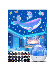 Proyector de Estrellas Eigther EI-21MZ con 21 Películas