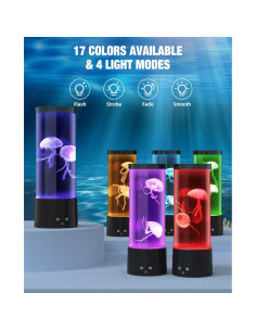 Lámpara de Medusas J&R 6606B-21 con Control Remoto 2