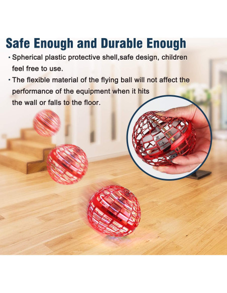Bola Voladora WHATOOK TSM004-R Rojo Controlada por Mano