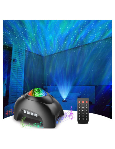 Proyector Estelar Rossetta LED con Altavoz Bluetooth y Ruido Blanco