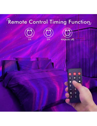 Proyector Estelar Rossetta LED con Altavoz Bluetooth y Ruido Blanco