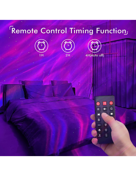 Proyector Estelar Rossetta LED con Altavoz Bluetooth y Ruido Blanco