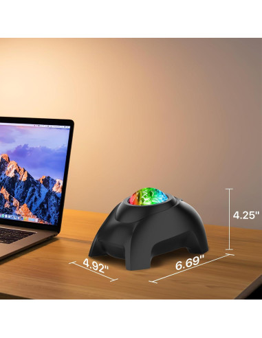 Proyector Estelar Rossetta LED con Altavoz Bluetooth y Ruido Blanco