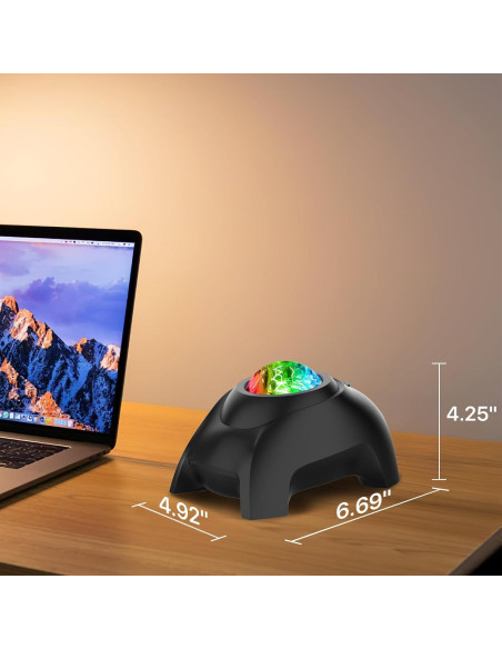 Proyector Estelar Rossetta LED con Altavoz Bluetooth y Ruido Blanco