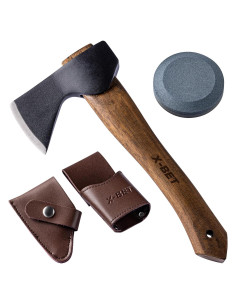 Hacha Forjada a Mano X-bet MAGNET 30.48 cm con Funda y Afilador