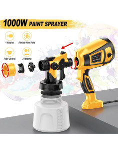 Pulverizador de Pintura Eléctrico Xavax CN-6000 1000W Amarillo 2