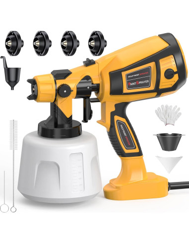 Pulverizador de Pintura Eléctrico Xavax CN-6000 1000W Amarillo