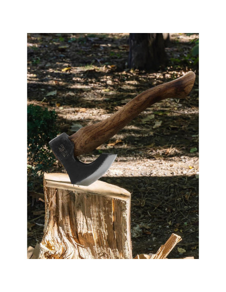 Hacha de Camping JXE JXO El Berserker 39.9 cm con Funda de Cuero