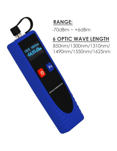 Medidor de Potencia Óptica Gain Express CAB-38 -70 a 6dBm