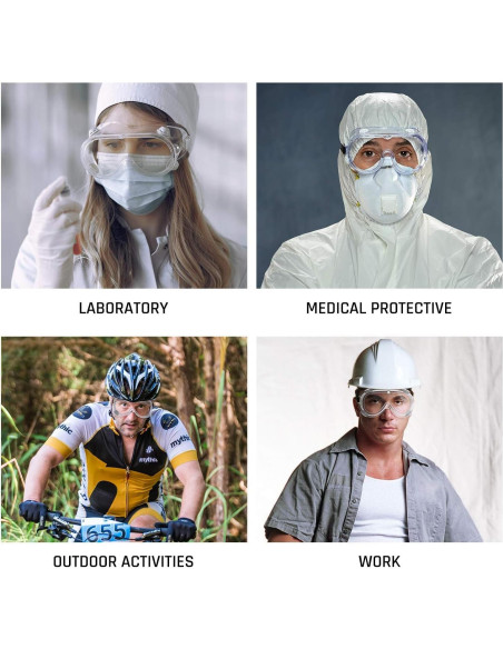 Gafas de Seguridad Woolike FA-03 Antivaho y Ajustables