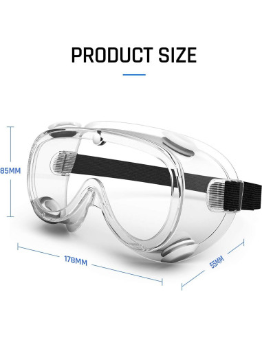 Gafas de Seguridad Woolike FA-03 Antivaho y Ajustables