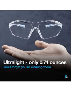 Gafas de Seguridad SolidWork Lente Transparente Antivaho 2