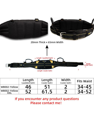 Cinturón de herramientas MELOTOUGH Tradesman Pro acolchado